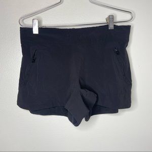 Athleta Black Hudson Shortie Boardshorts Size 8